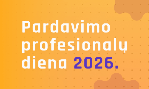 PARDAVIMO PROFESIONALŲ DIENA 2026