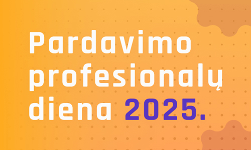 PARDAVIMO PROFESIONALŲ DIENA 2025